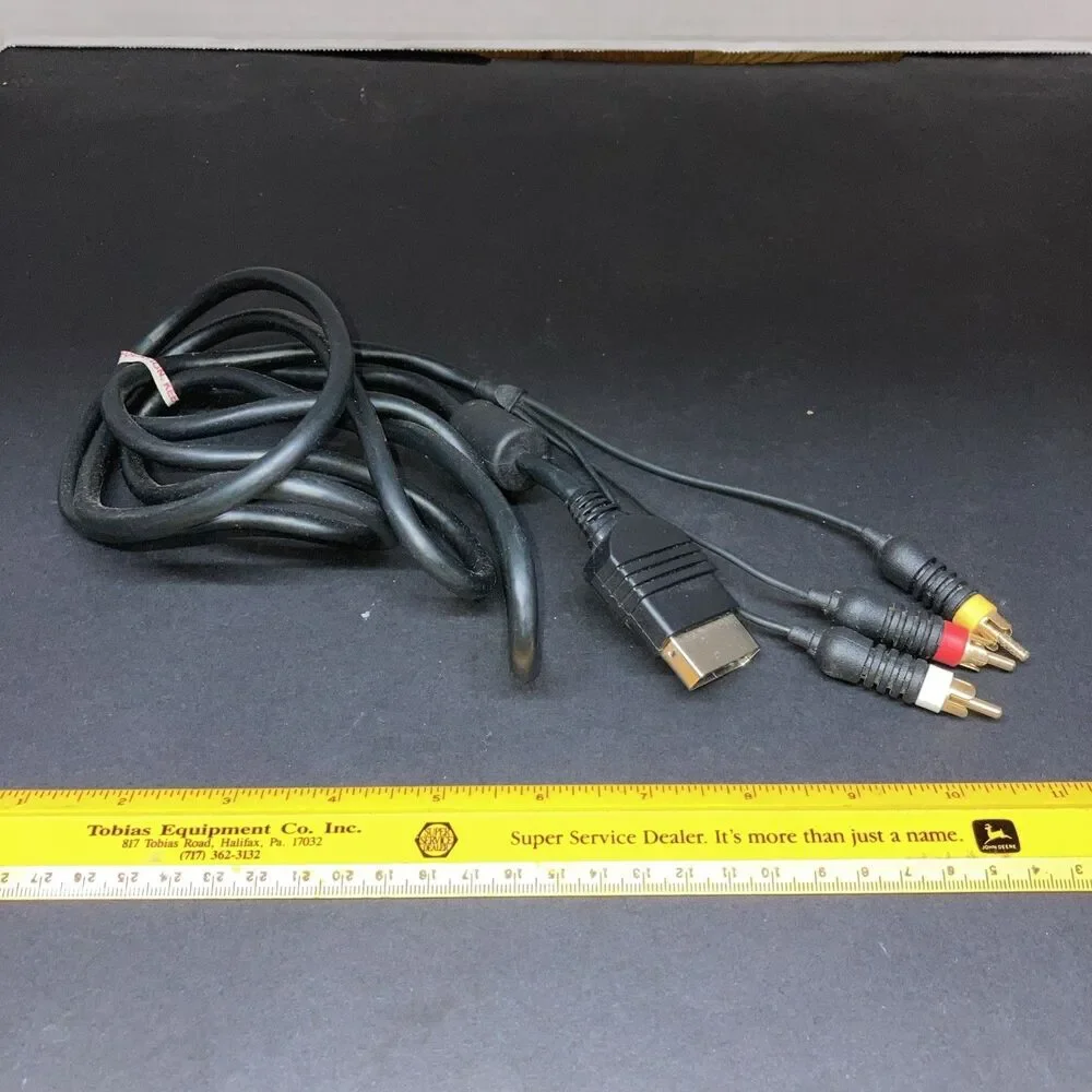 Original Xbox AV LEAD - Composite RCA Audio Video Cable for Classic Console